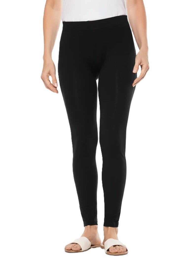 برفكتوري بنطال قطني نسائي ضيق، قطعة أساسية مريحة للارتداء اليومي - أسود - Image 1